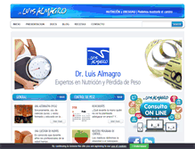 Tablet Screenshot of drluisalmagro.com